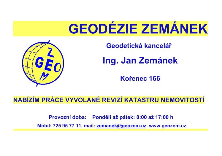 Geodézie Zemánek