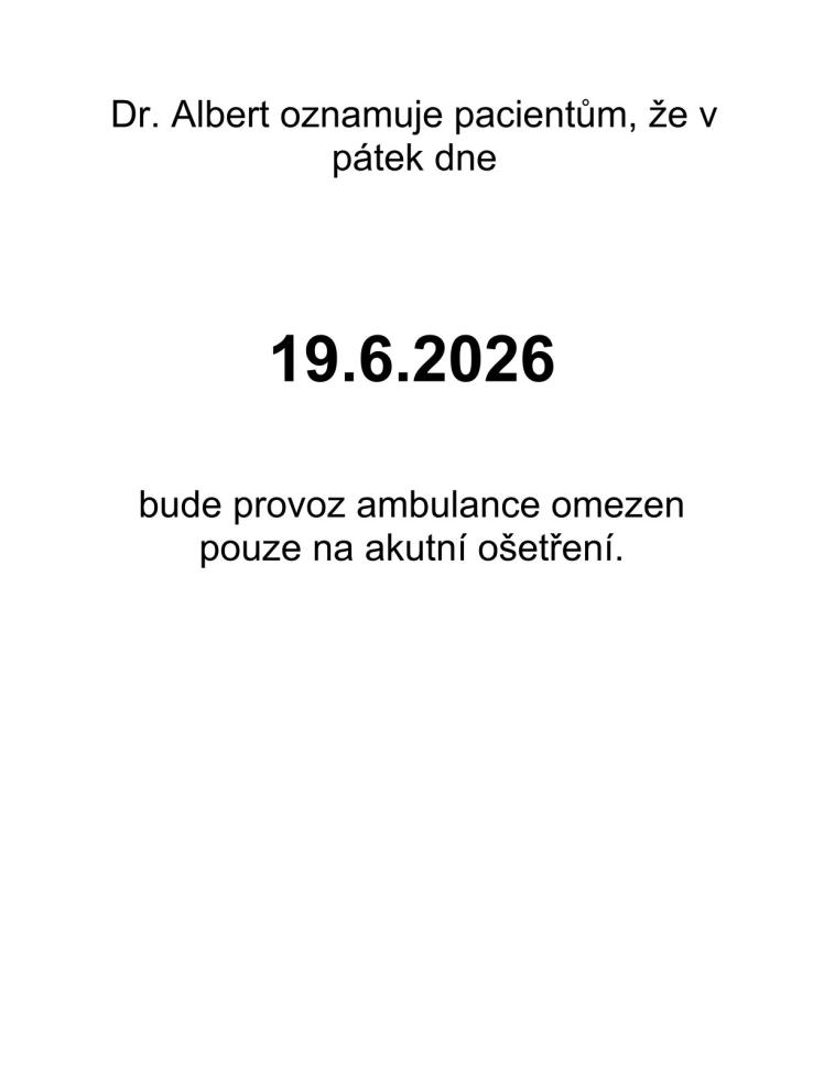 Oznámení